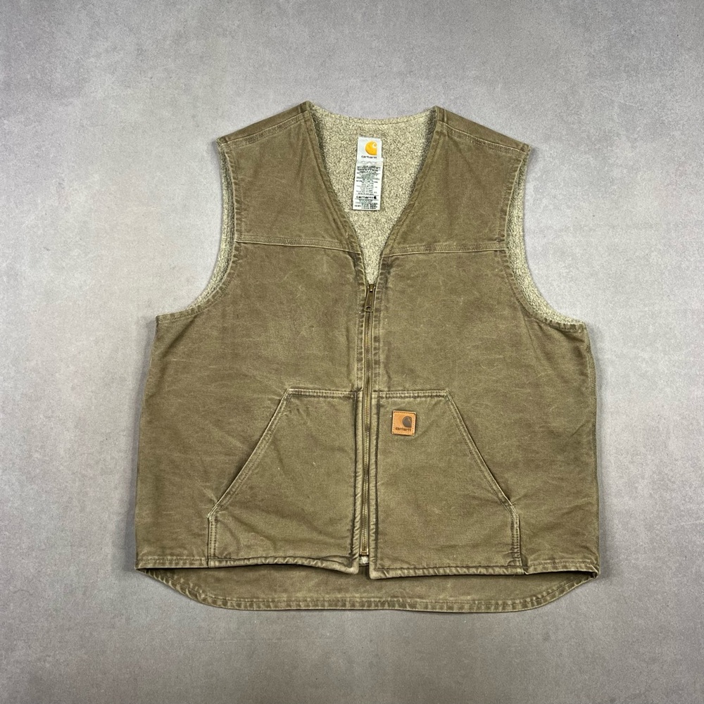 Carhartt Sherpa-Lined Vest Taupe